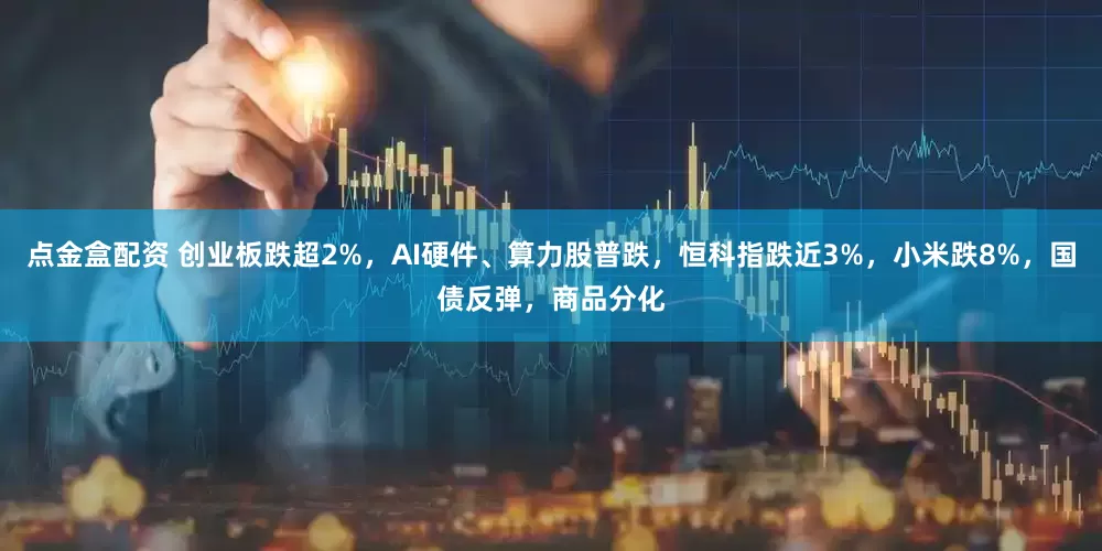 点金盒配资 创业板跌超2%，AI硬件、算力股普跌，恒科指跌近3%，小米跌8%，国债反弹，商品分化