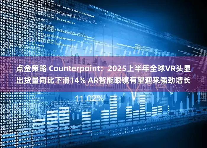 点金策略 Counterpoint：2025上半年全球VR头显出货量同比下滑14% AR智能眼镜有望迎来强劲增长